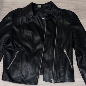 Black Leather Women's Jacket